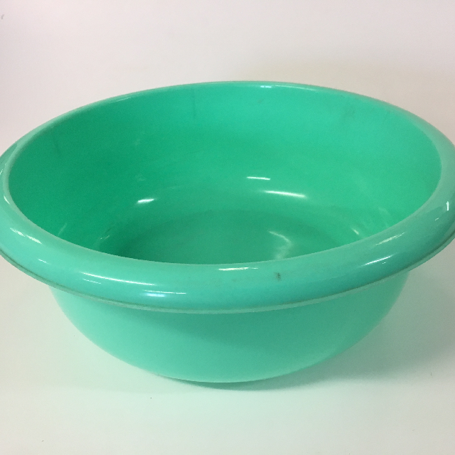 BOWL, Wash Bowl - Green Plastic